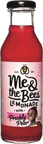 Me and the Bees lemonade glass bottle