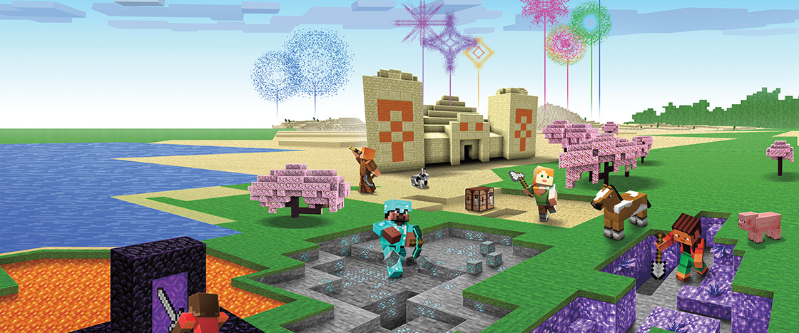 Image of the world of Minecraft