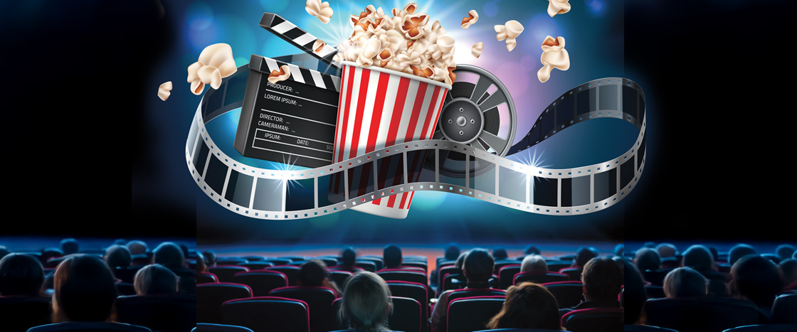 Image of people sitting down at a movie theatre