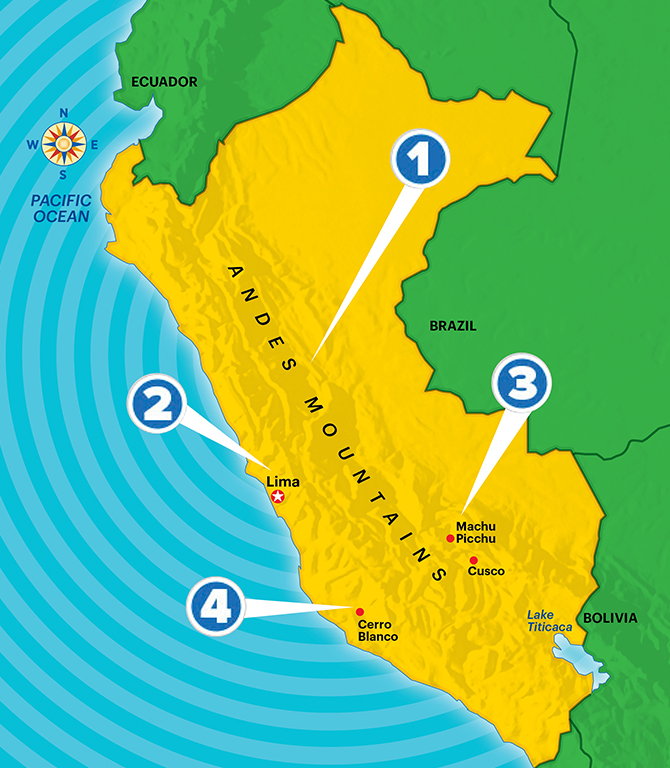 Map of Peru